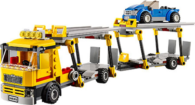 LEGO City Great Vehicles - Auto Transporter - - Fat Brain Toys