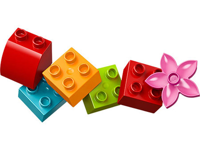 Lego duplo box online pink