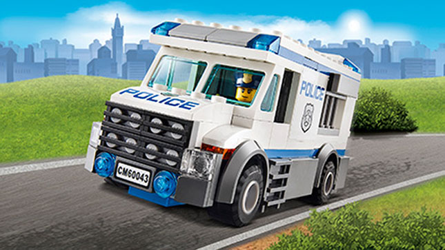 LEGO City Police - Prisoner Transporter - - Fat Brain Toys