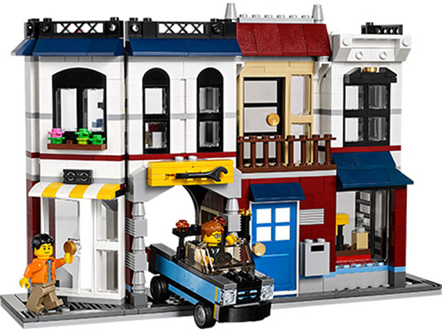 LEGO Creator Bike Shop & Cafe - - Fat Brain Toys