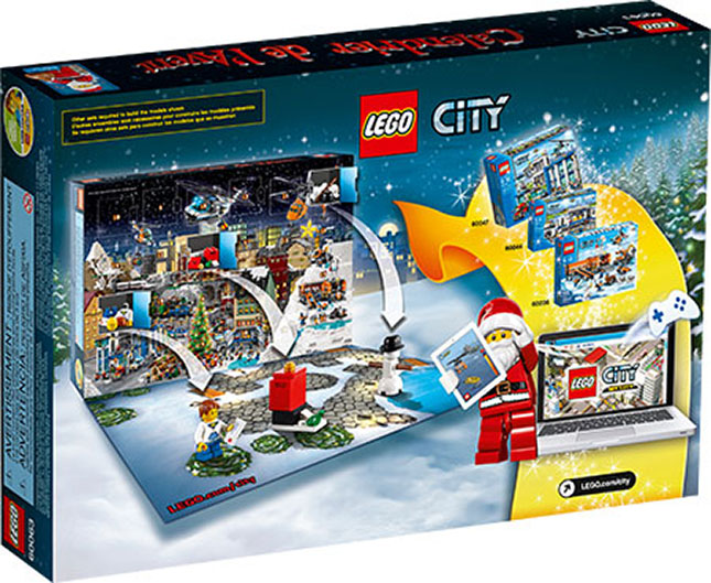 LEGO City Town Advent Calendar Fat Brain Toys
