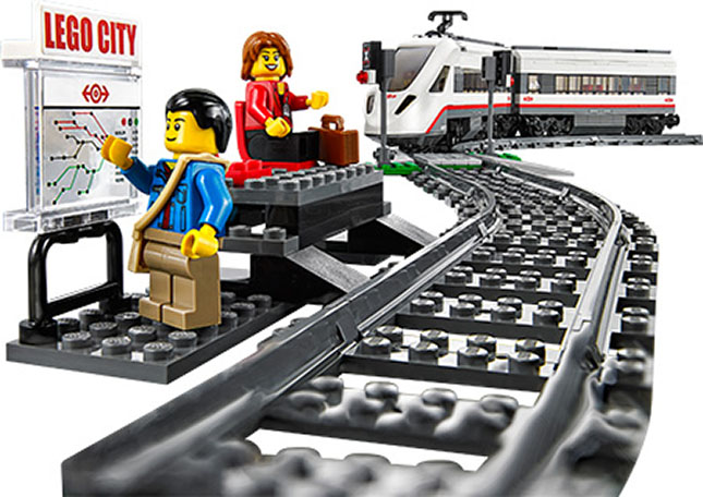 LEGO City - High-Speed Passenger Train - - Fat Brain Toys