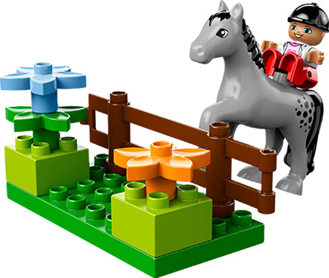 LEGO DUPLO Horse Stable Fat Brain Toys