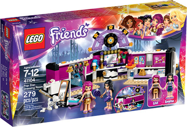 LEGO Friends Pop Star Dressing Room Fat Brain Toys