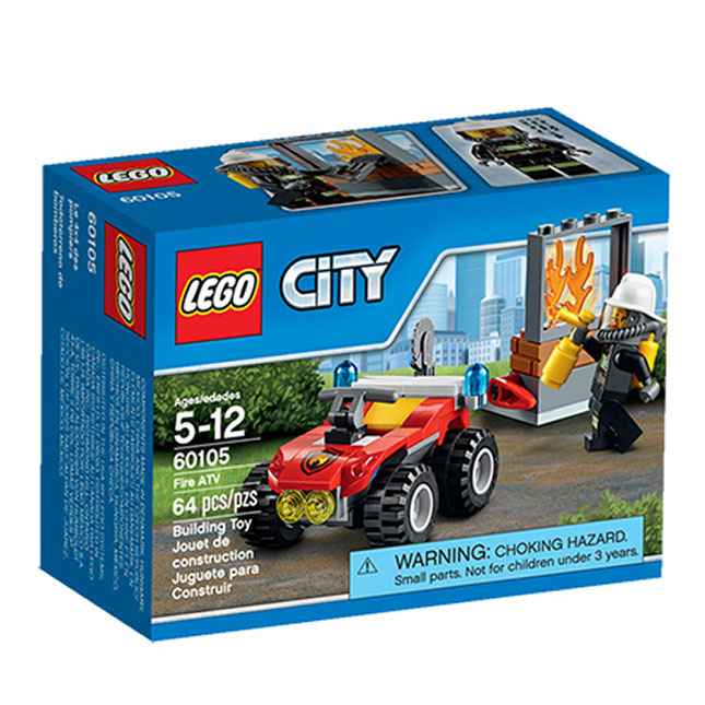 LEGO City Fire - Fire ATV - - Fat Brain Toys