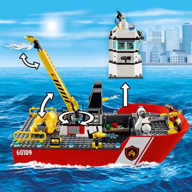 LEGO City Fire Boat Set 60109 - US