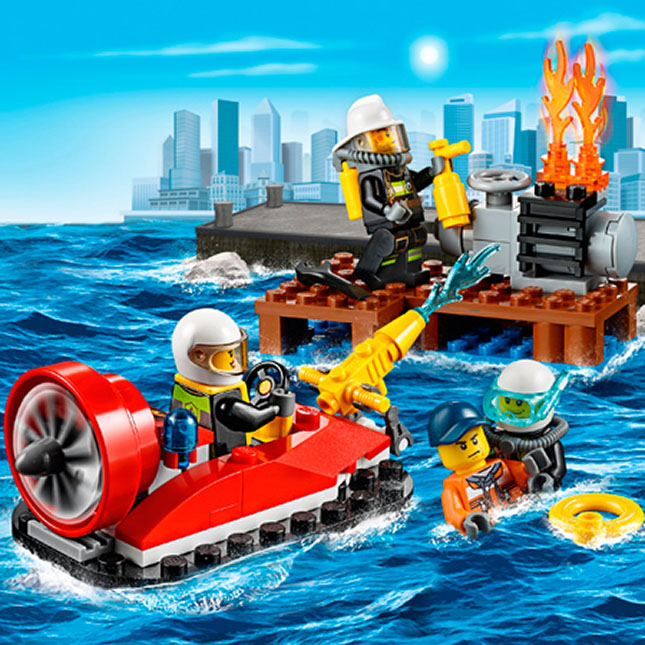 Lego discount fire hovercraft