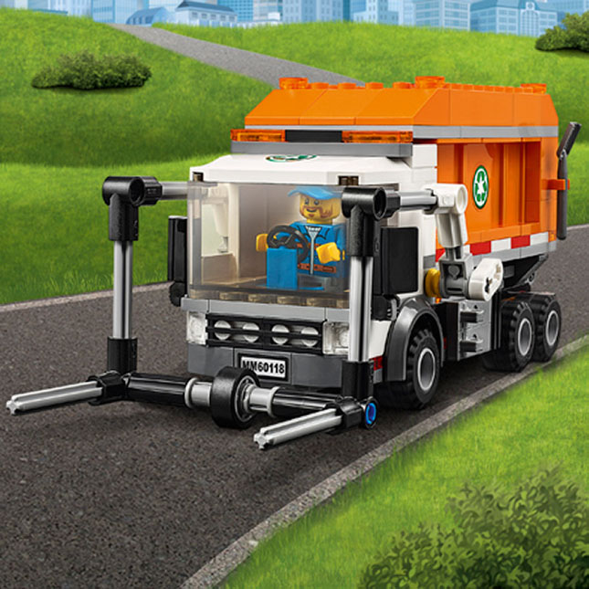 LEGO City - Garbage Truck - - Fat Brain Toys