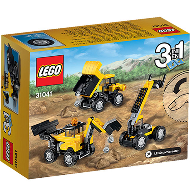 LEGO Creator - Construction Vehicles - - Fat Brain Toys