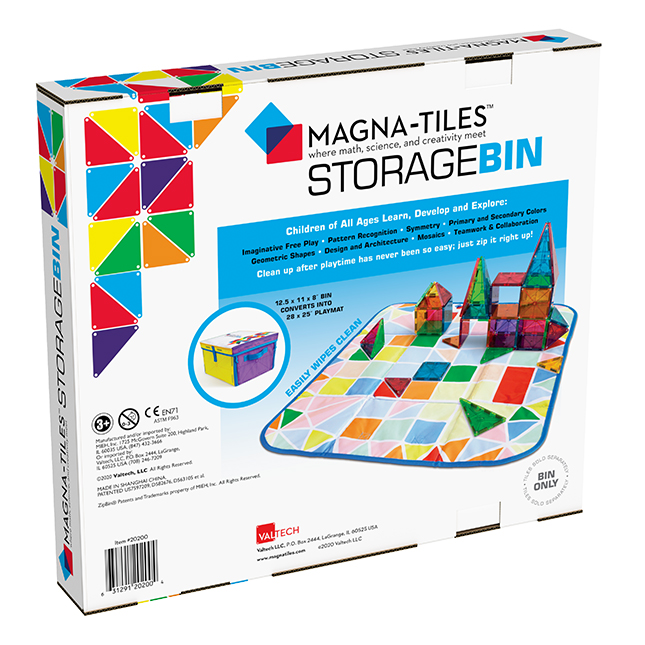 magnetic tiles storage