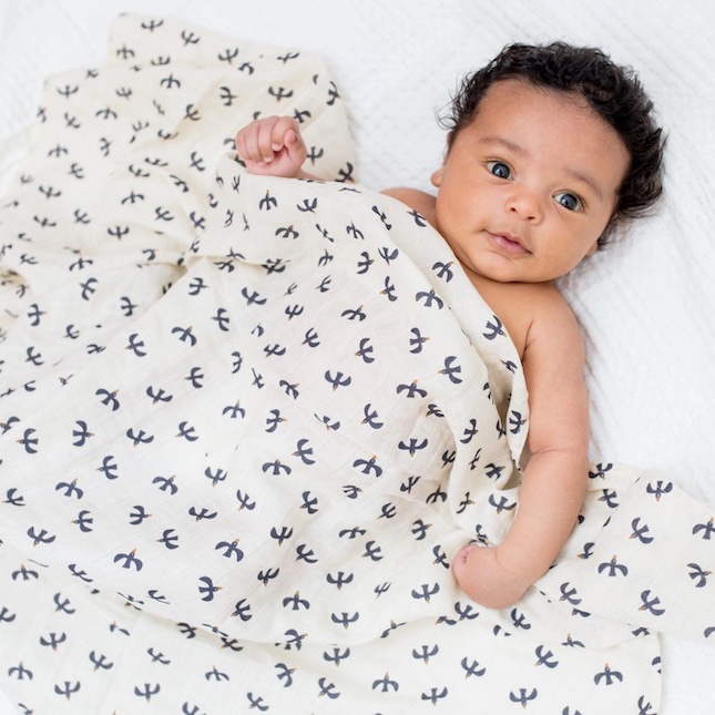 2 Pack Muslin Swaddle Fat Brain Toys