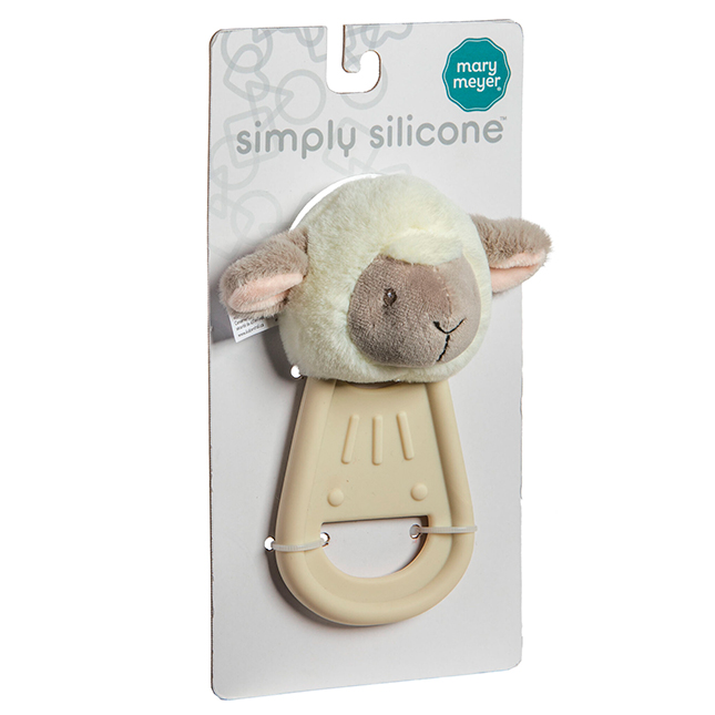 Character Teether Lamb Character Teether - - Fat Brain Toys