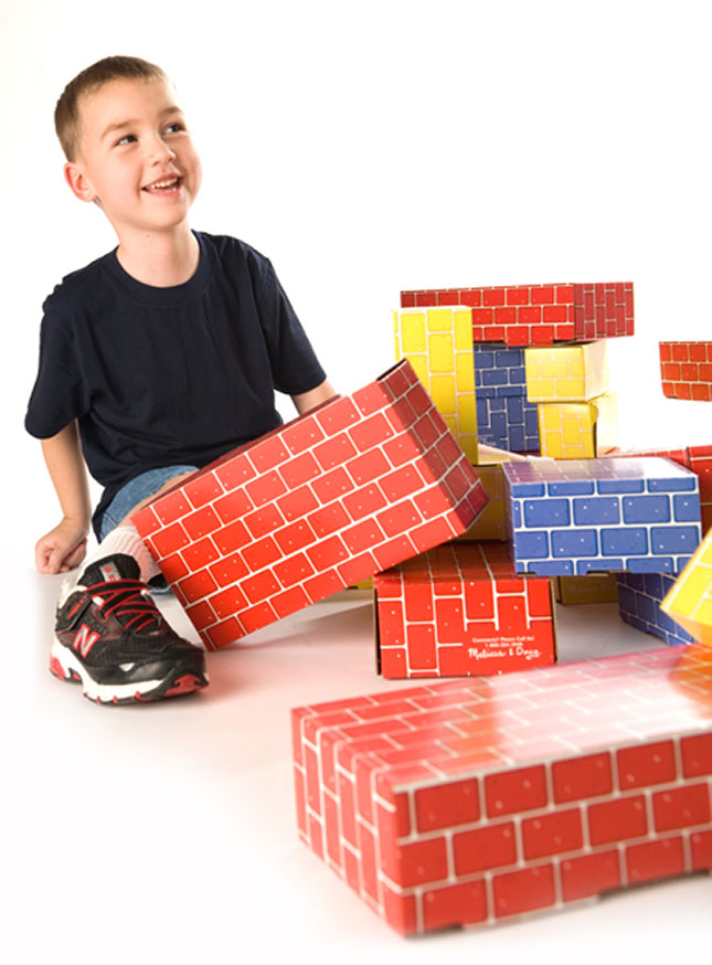 Deluxe Jumbo Cardboard Blocks 40 Pcs Fat Brain Toys