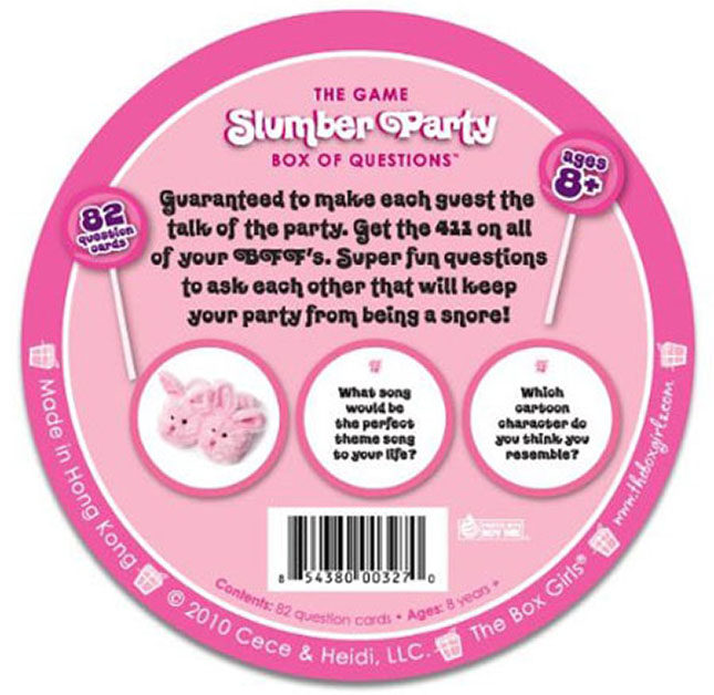 Slumber Party Box of Questions Fat Brain Toys