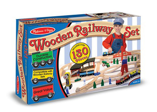 Wooden Railway Set