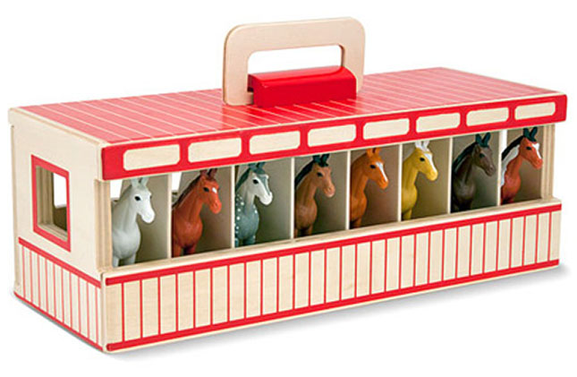 Show-Horse Stable - - Fat Brain Toys