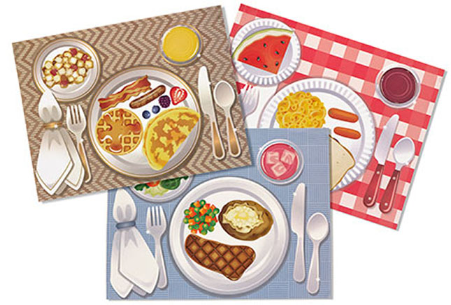 Make-a-Meal Sticker Pad - - Fat Brain Toys