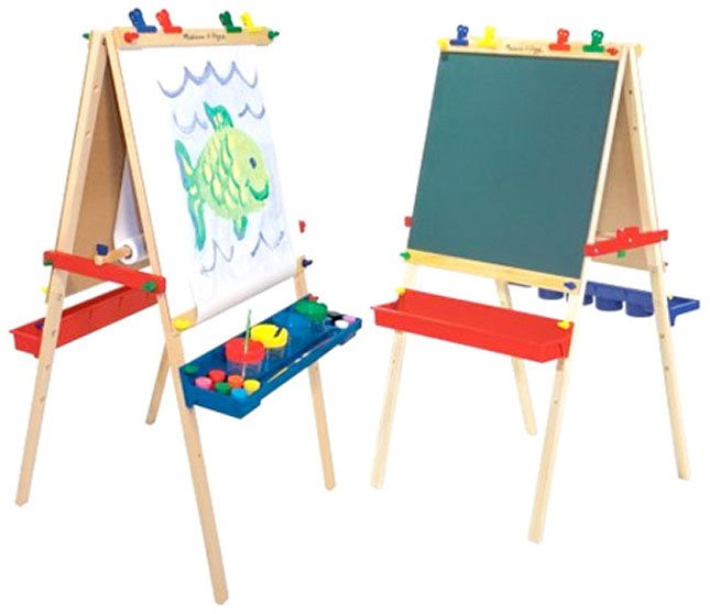 Deluxe Easel / Magnetic Boards - - Fat Brain Toys