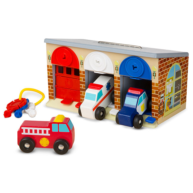 Keys & Cars Rescue Garage Fat Brain Toys