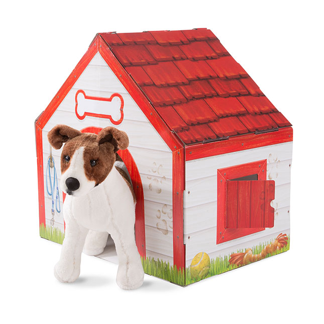 Doghouse Plush Pet Indoor Playhouse Fat Brain Toys