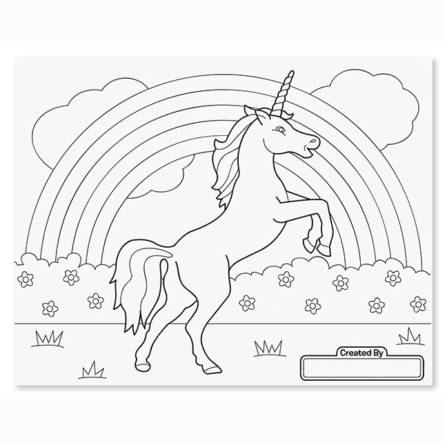 Horses, Hearts, Flowers & More Coloring Pad - Best for Ages 3 to 9
