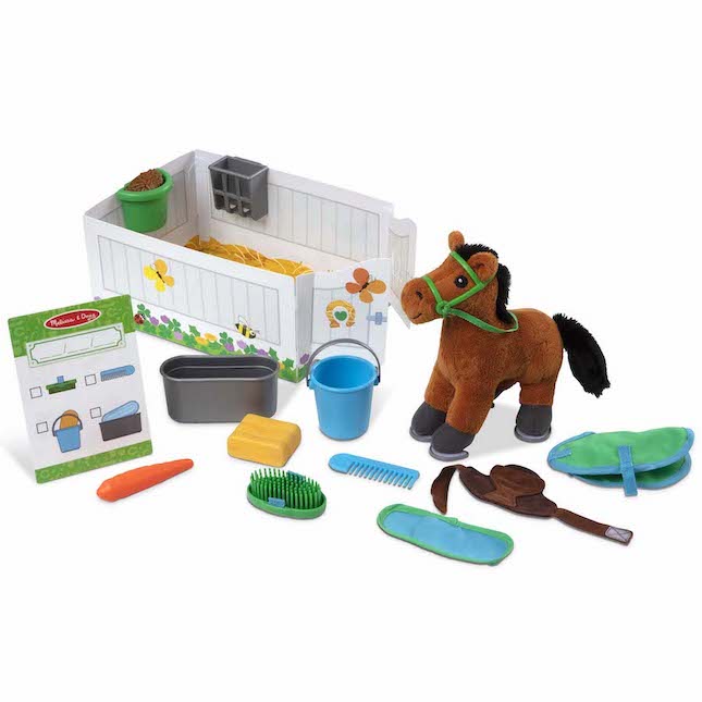 31092 MY HORSE AND STABLE PLAY SET KIDS FUN BIRTHDAY GIFT XMAS NEW 