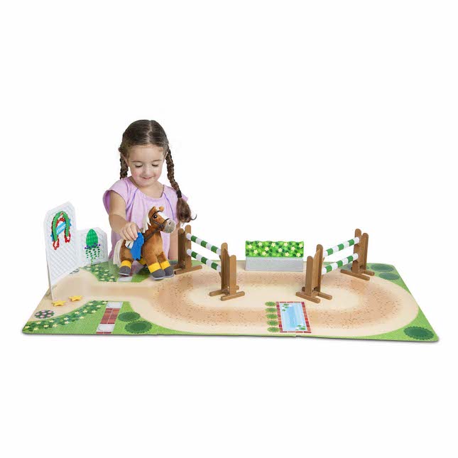 Train & Jump Horse Show Play Set Fat Brain Toys