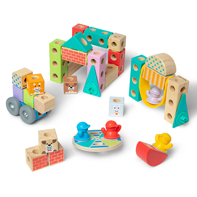 Blockables Town Play Set - - Fat Brain Toys