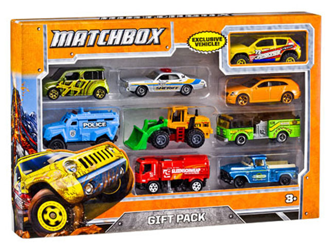 Matchbox 9 Pack Vehicle Assortment - - Fat Brain Toys