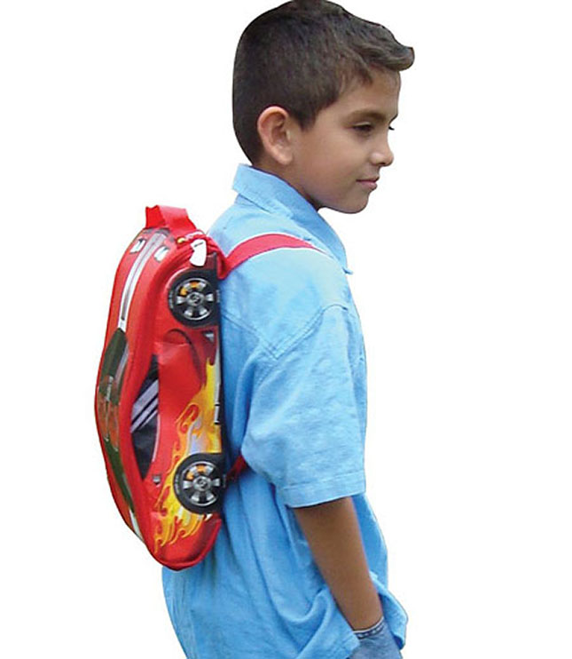 Full Throttle Street Racer Backpack - - Fat Brain Toys