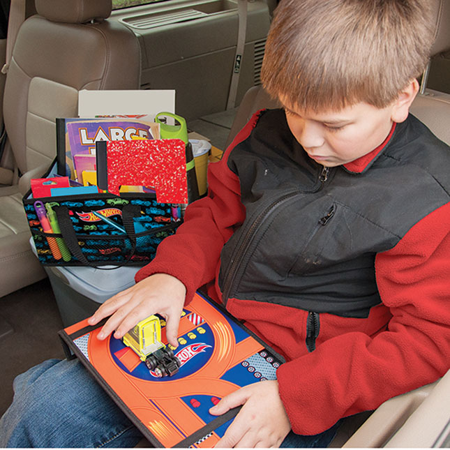 Hot Wheels On The Go Storage Organizer Desk - - Fat Brain Toys