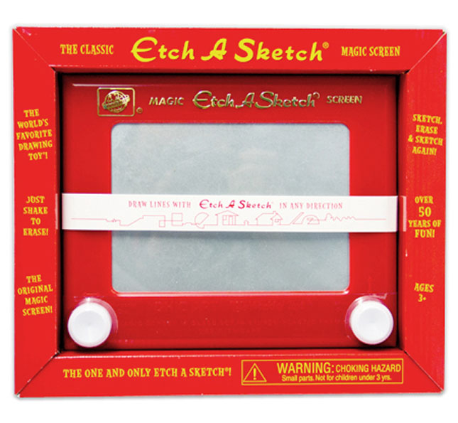Etch A Sketch, Toys, Toy Etchasketch Class Red Drawing Toy With Magic  Screen Ages 3 In Box