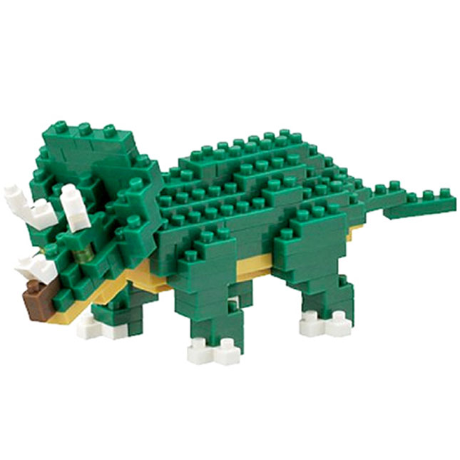 Nanoblock Triceratops and Brachiosaurus - - Fat Brain Toys