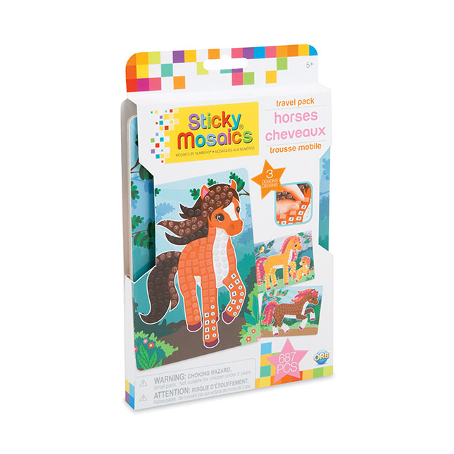 Sticky Mosaics Unicorns Travel Pack 591 PCS NEW 