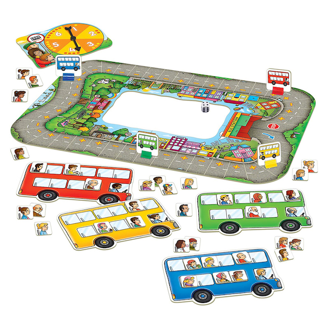 Orchard Toys BUS STOP Kids/Children's Fun Addition And Subtraction Race Game BN 