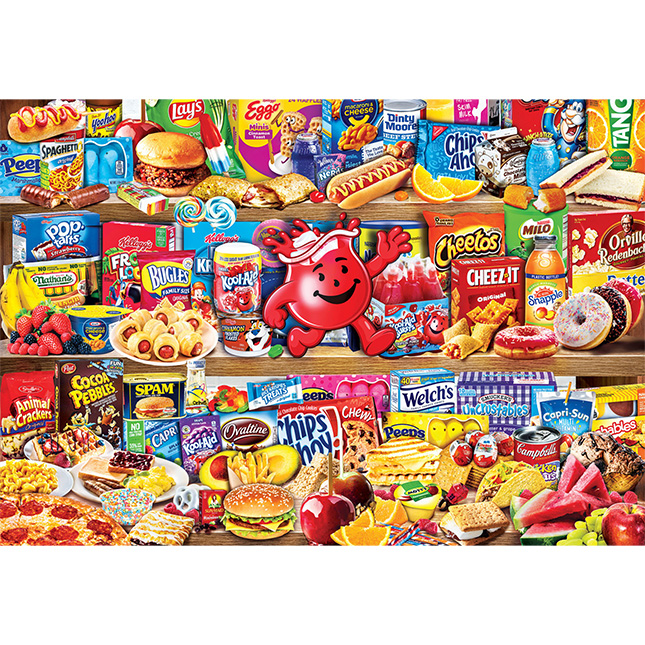 Kids Favorite Foods 2000pc Puzzle - - Fat Brain Toys