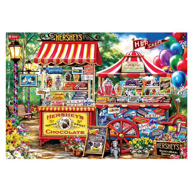 Hershey's Stand 1000 pc Puzzle - - Fat Brain Toys