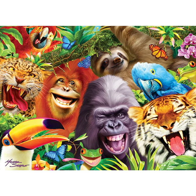  jungle 様5枚まとめ Selfies Jungle Buddies - 200 pc Puzzle - Best Puzzles for Ages 8 to 12