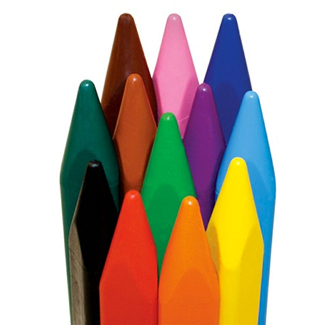 12/24/36 Colors Triangular Crayons Safe Non-toxic Triangular