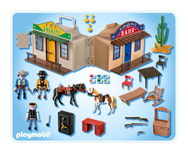Playmobil My Take Along Western - - Fat Brain Toys