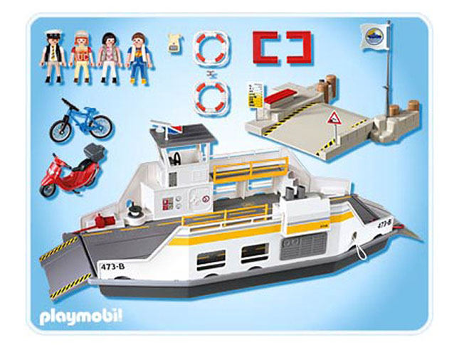 bevel Snooze humor Playmobil Harbor - Car Ferry with Pier - - Fat Brain Toys