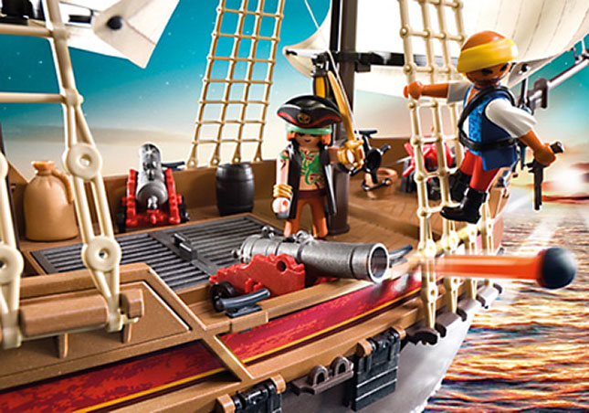 Playmobil Pirates - Pirate Ship - - Fat Brain Toys