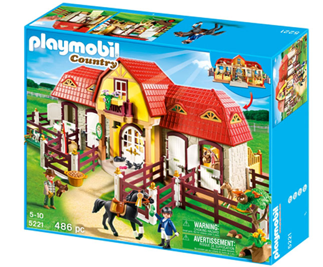 Playmobil Pony Ranch - Large Horse Farm with Paddock