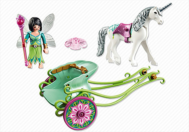 Playmobil Fairies Unicorn Carriage with Butterfly Fairy