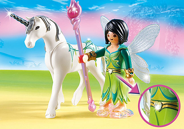 Playmobil Fairies Unicorn Carriage with Butterfly Fairy