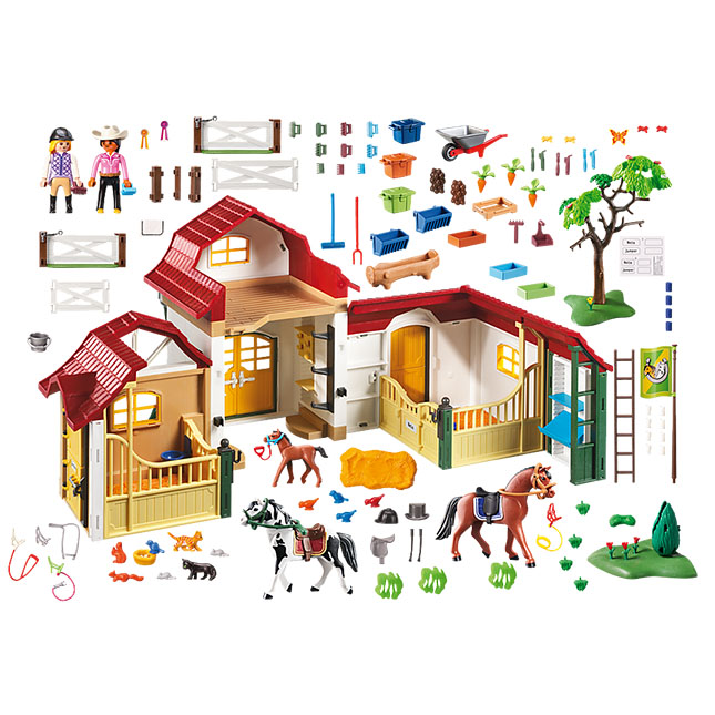 Flatter Every week Kilauea Mountain Playmobil Horse Farm - Best Imaginative Play for Ages 5 to 12