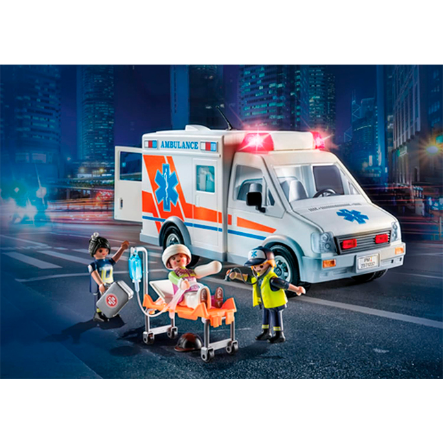 Playmobil neurographic medical city and ambulance