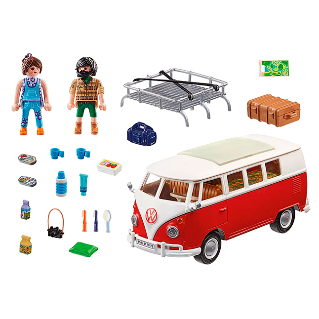 Playmobil Vehicles - Volkswagen T1 Camping Bus - - Fat Brain Toys