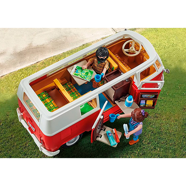 Vw Collection-Volkswagen Combi Bus T1 Camper Van Sac À Provisions En