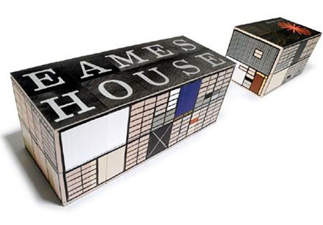 0076【希少】EAMES ✕ House Industries ブロック Eames House Blocks - - Fat Brain Toys